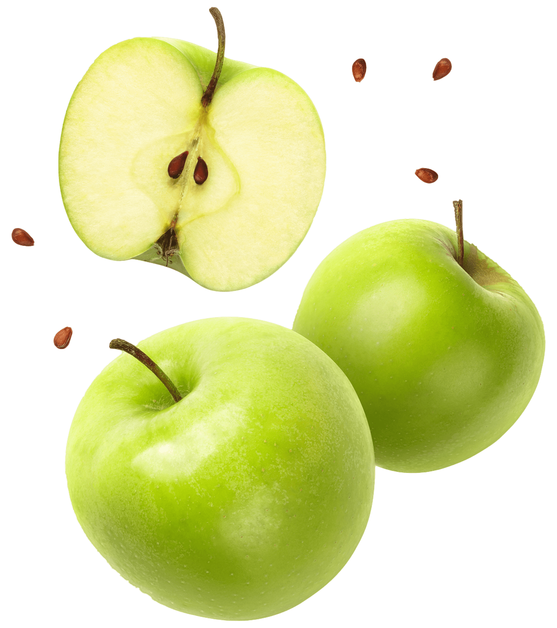 Masked Image Of Green Apple